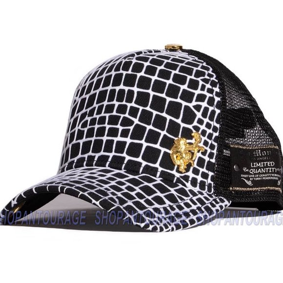 Red Monkey Croc Black RM1359 New Limited Edition Fashion Trucker Hat Cap - Picture 2 of 7